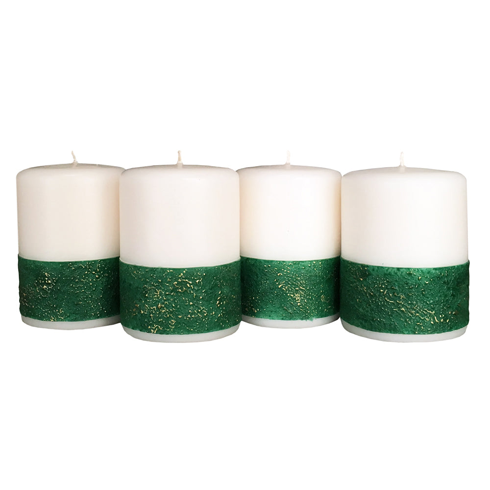 Christmas Candle Set; Paraffin