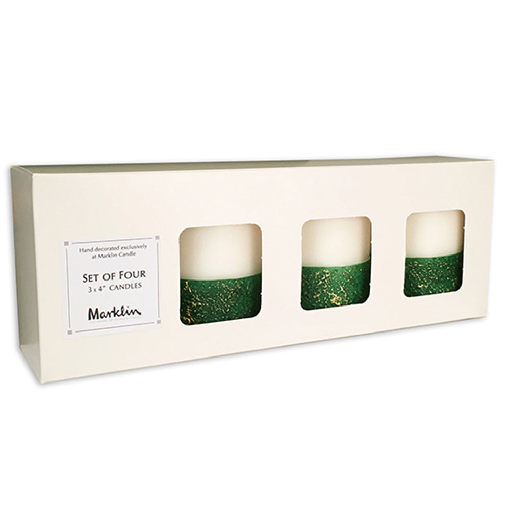 Christmas Candle Set; Paraffin