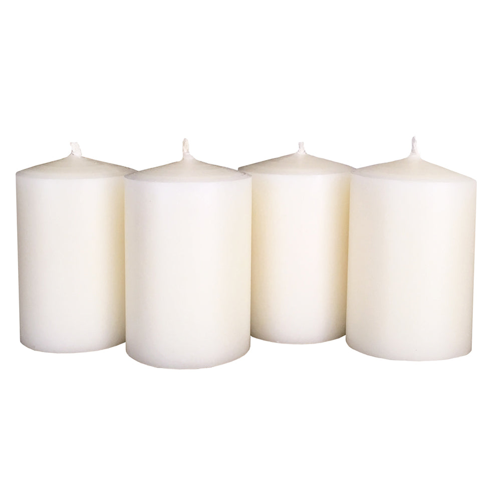 Ivory Beeswax Candle Set