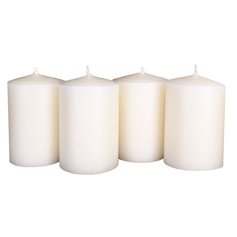 Ivory Beeswax Candle Set