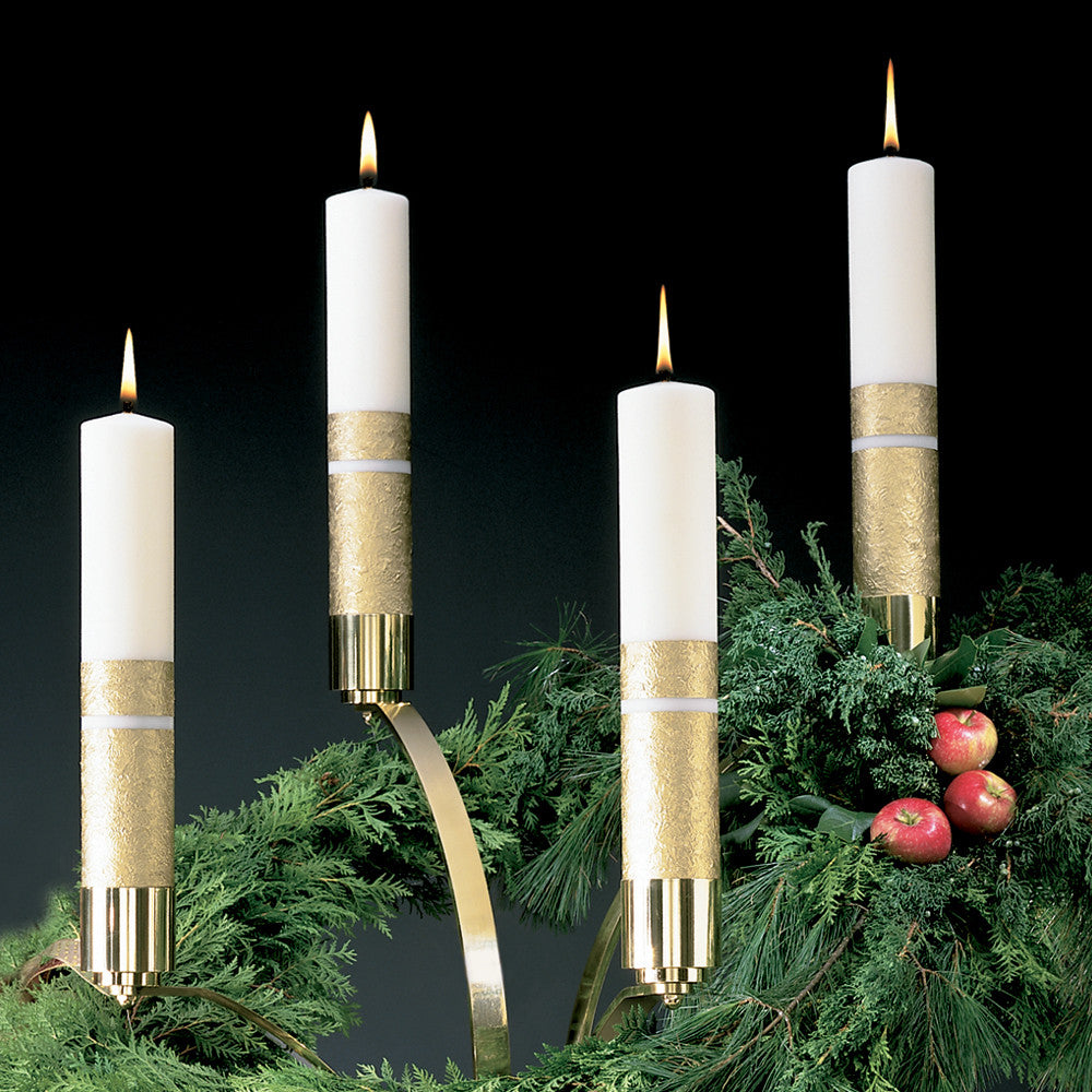 Brushed Wax™ Altar Candle Set