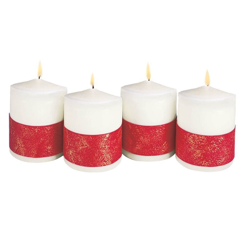 Christmas Candle Set; Paraffin